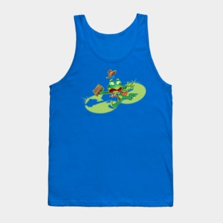 Frogger caught in Headlights Tank Top